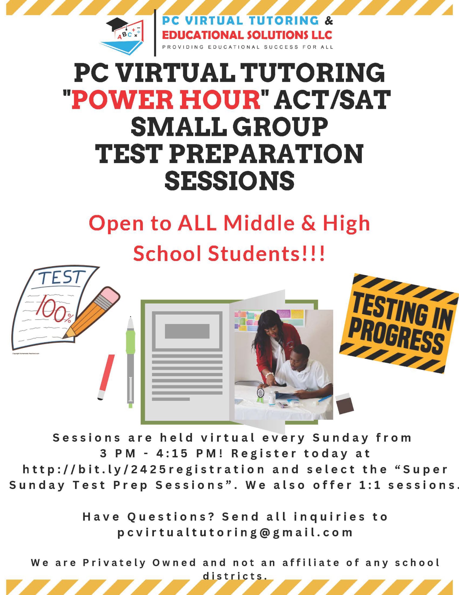 ACT & SAT Test Prep Group Sessions